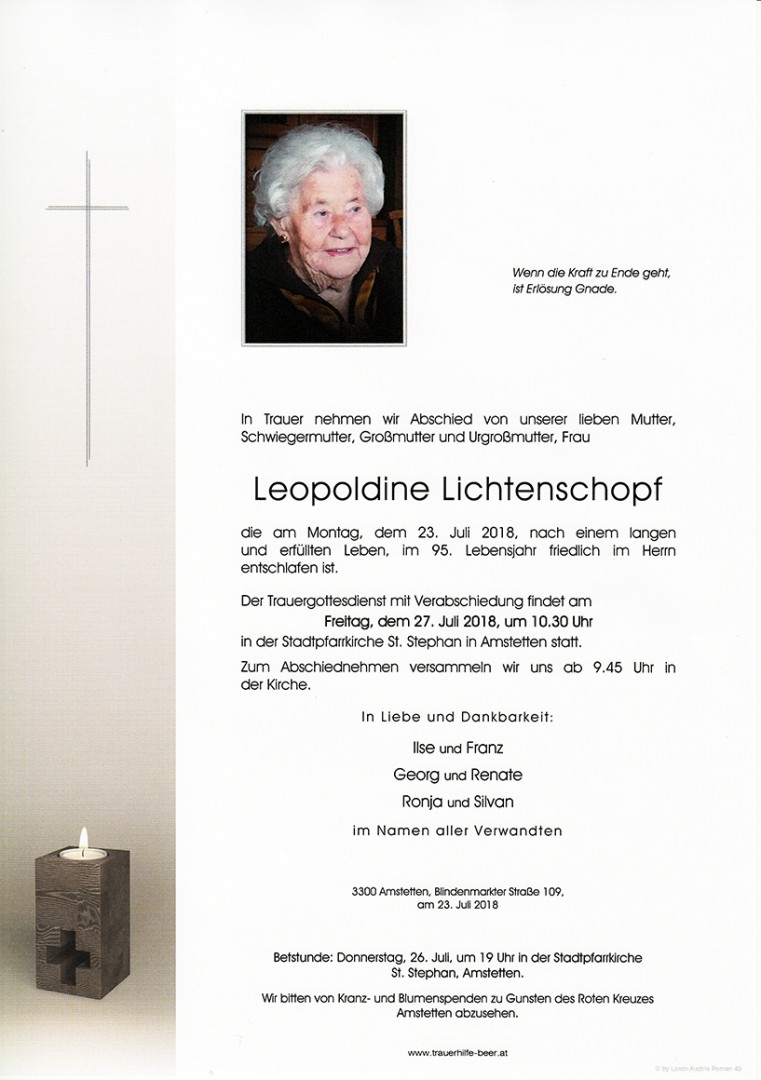 Parte Leopoldine Lichtenschopf