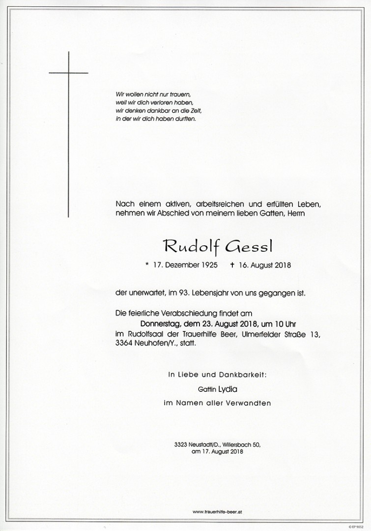 Parte Rudolf Gessl