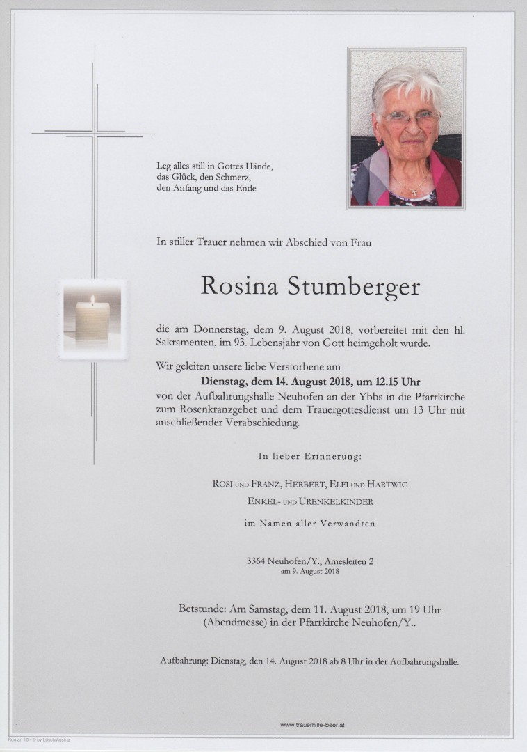 Parte Rosina Stumberger