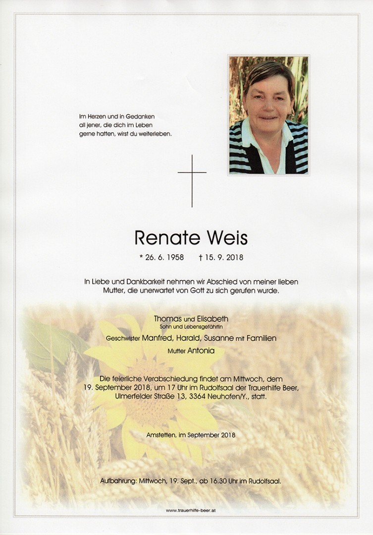 Parte Renate Weis