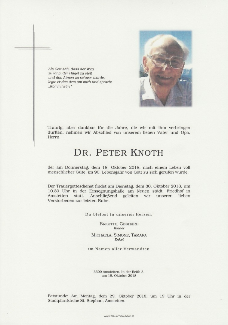 Parte Dr. Peter Knoth