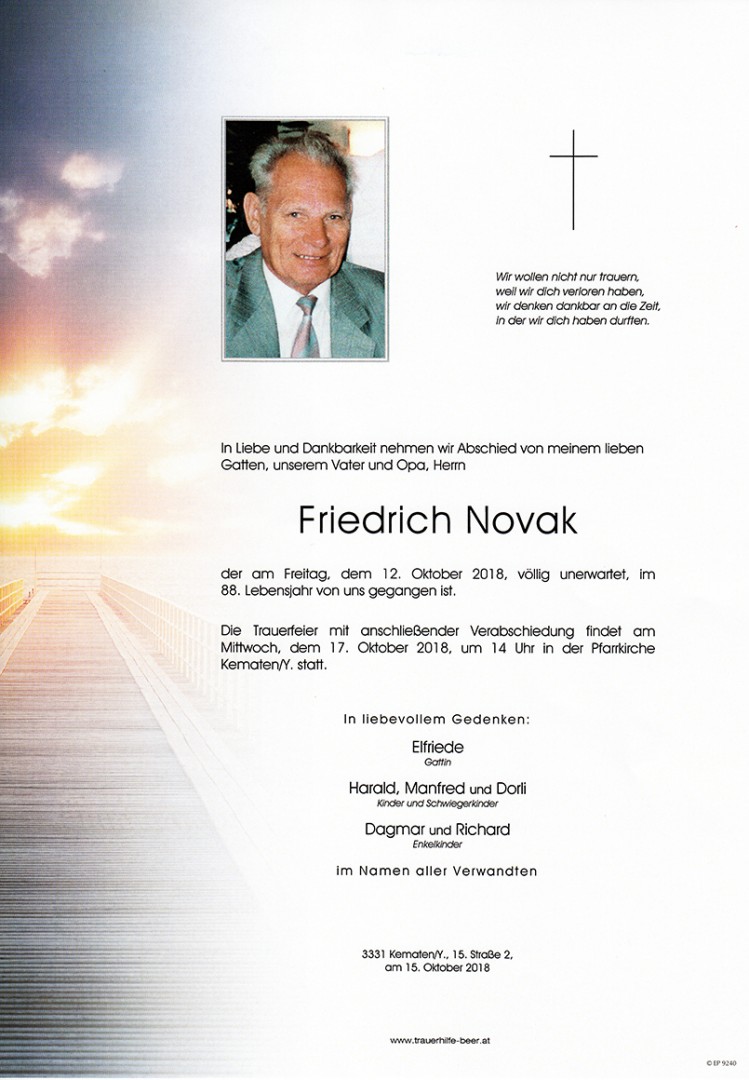 Parte Friedrich Novak