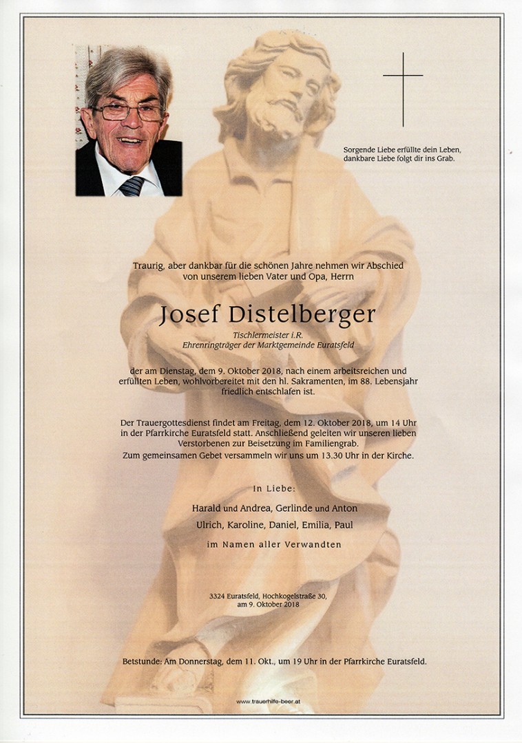 Parte Josef Distelberger