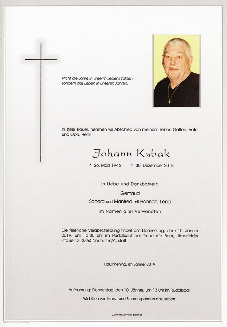 Parte Johann Kubak