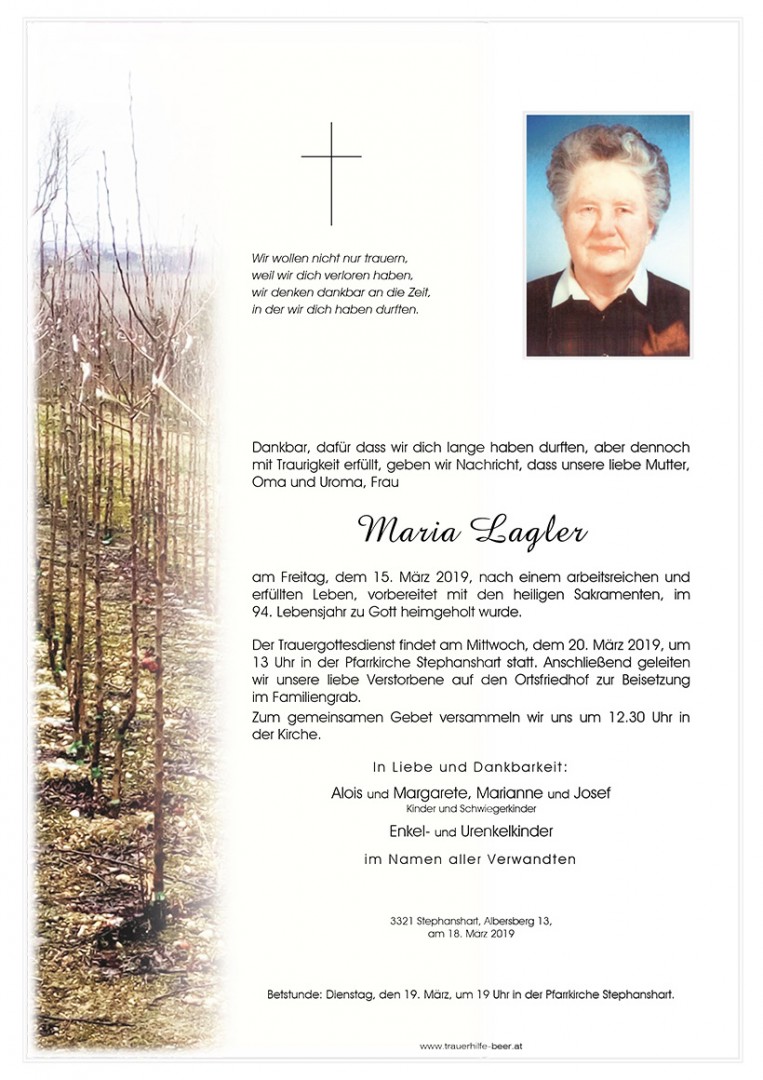 Parte Maria Lagler