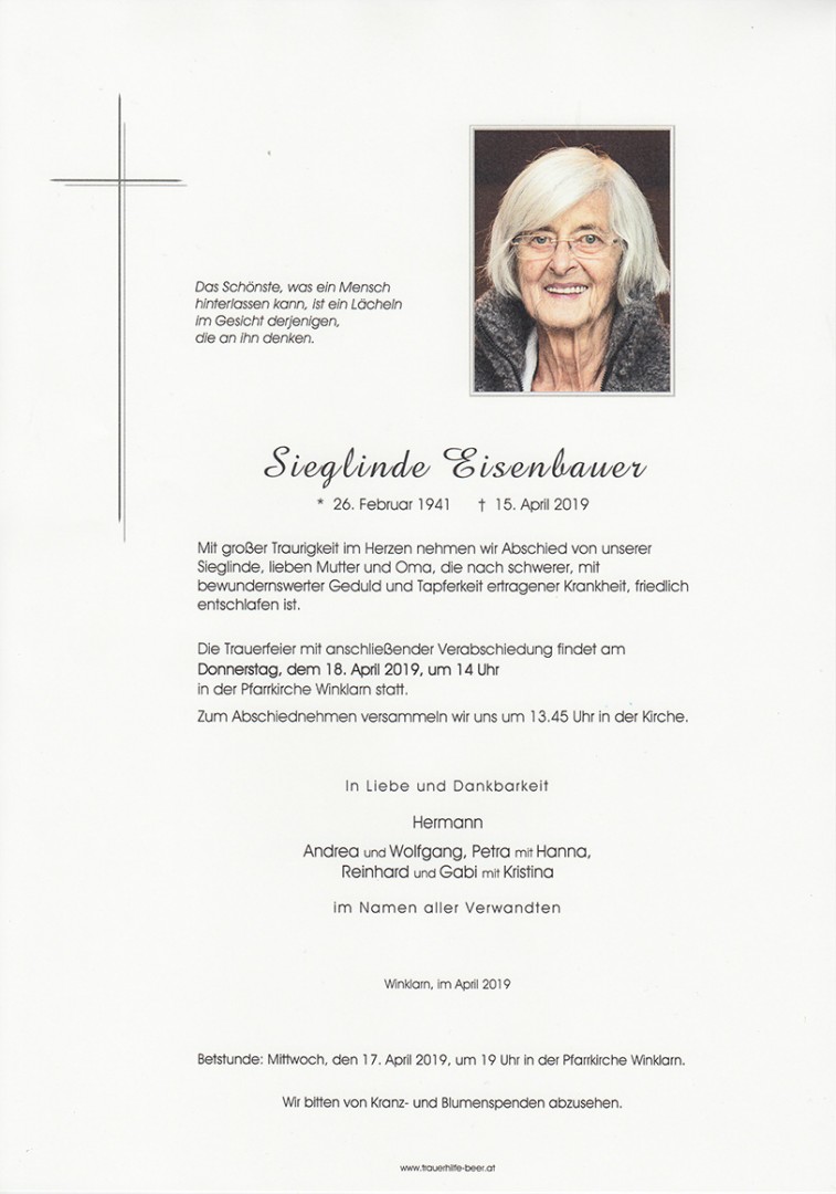 Parte Sieglinde Eisenbauer