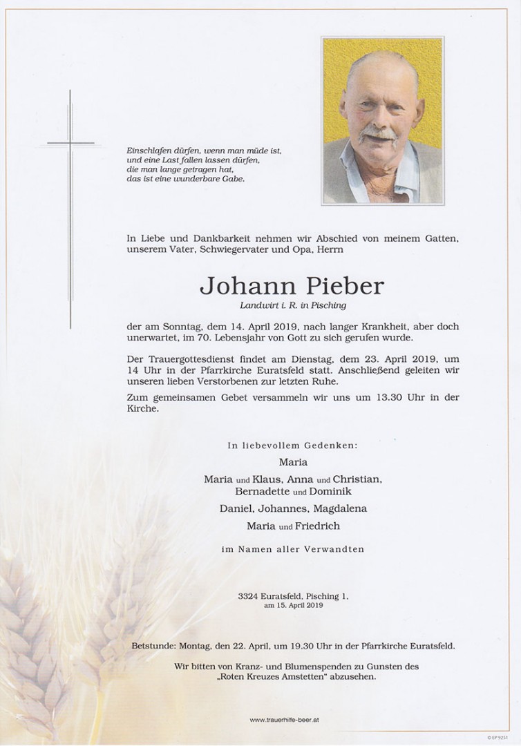 Parte Johann Pieber