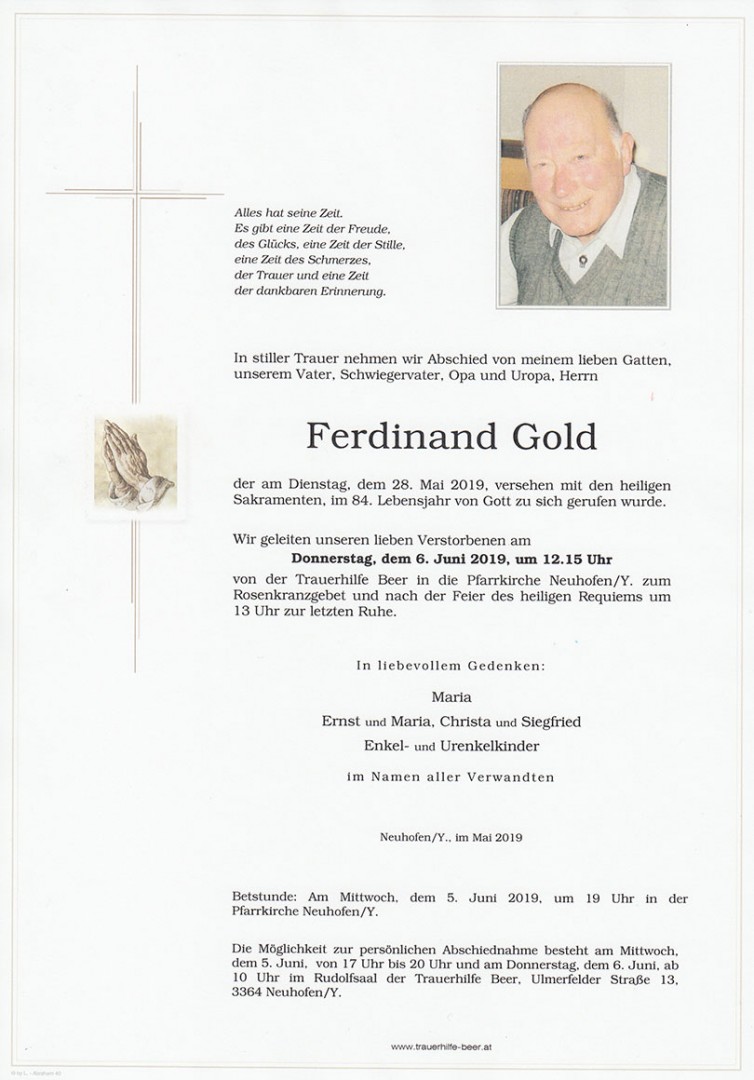 Parte Ferdinand Gold