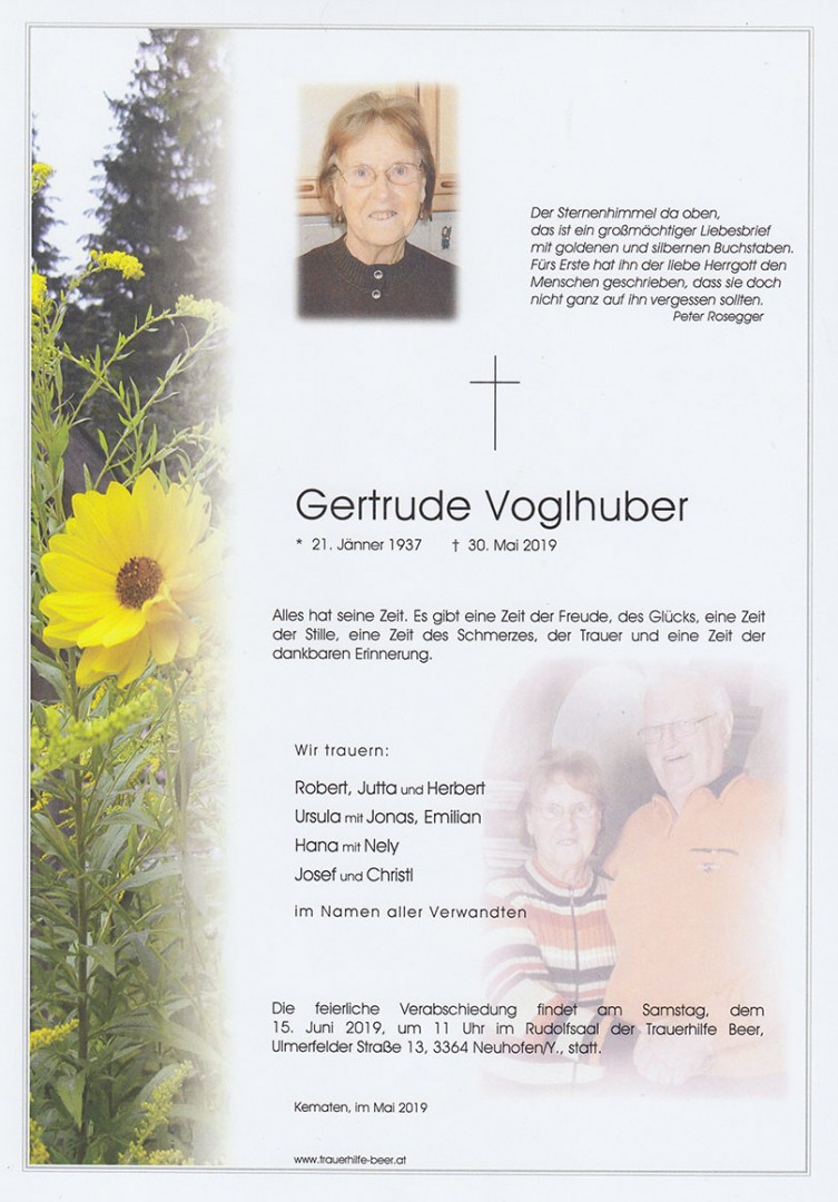 Parte Gertrude Voglhuber