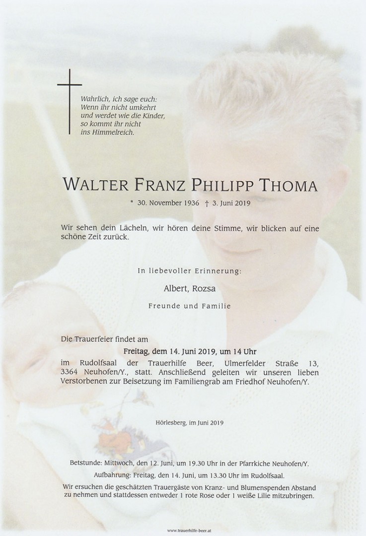 Parte Walter Franz Philipp Thoma