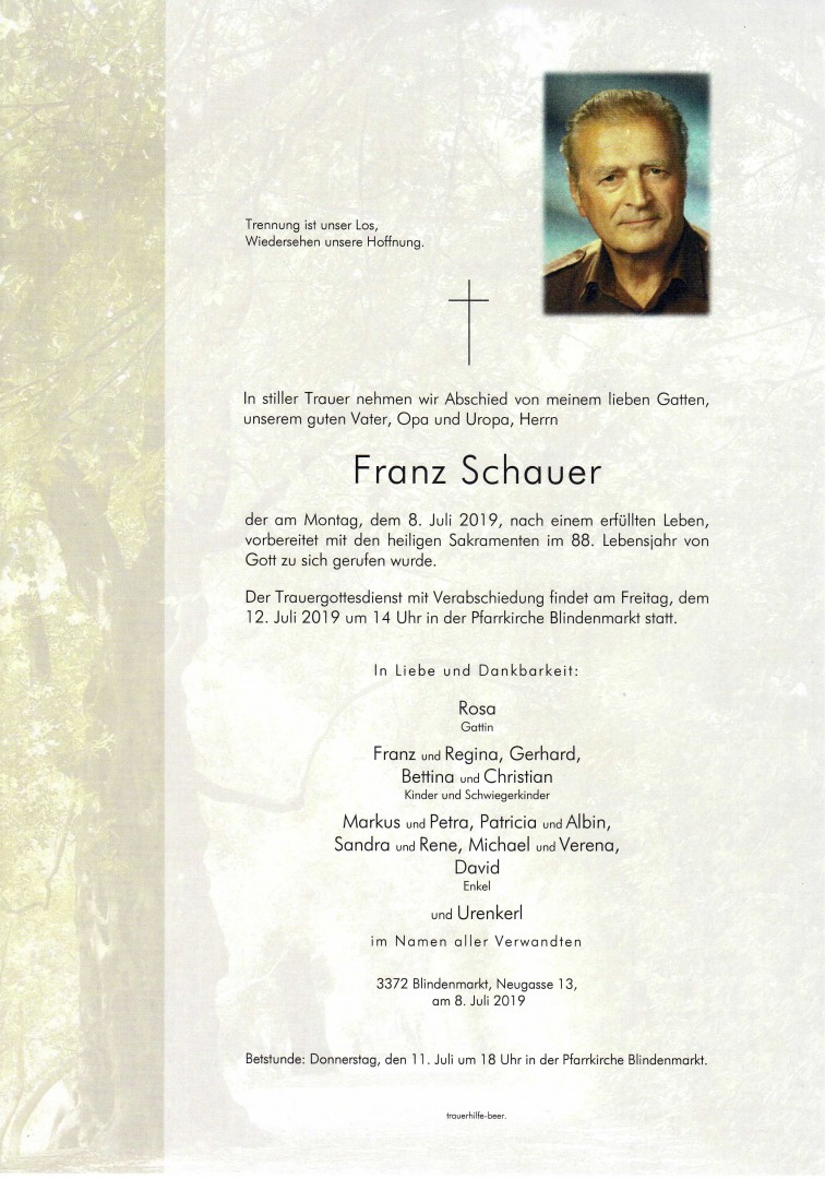 Parte Franz Schauer