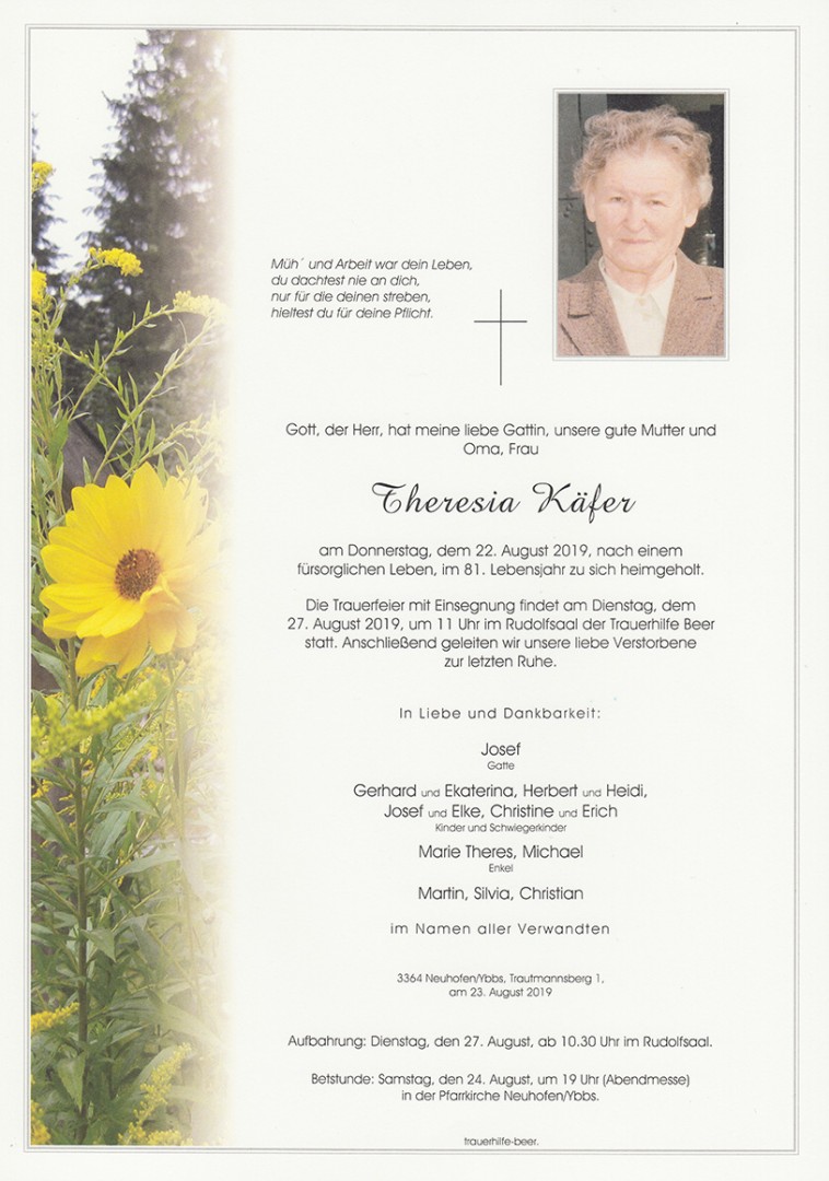 Parte Theresia Käfer