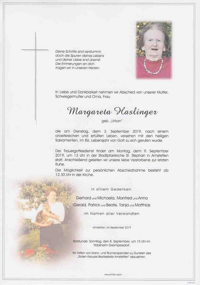 Parte Margareta Haslinger