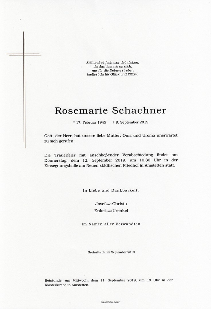 Parte Rosemarie Schachner