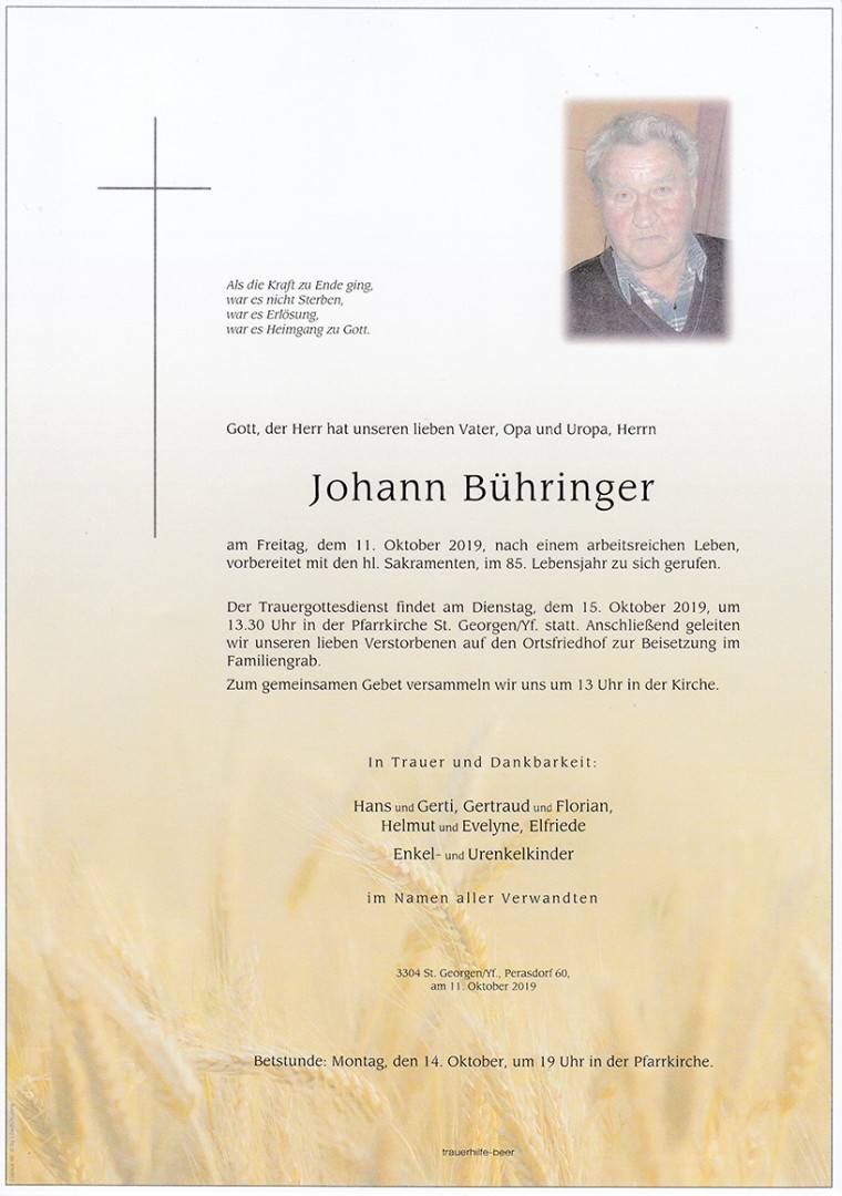 Parte Johann Bühringer