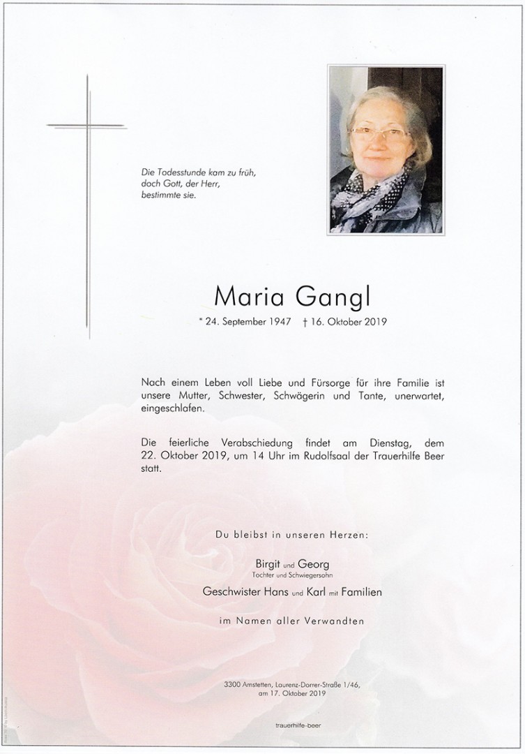 Parte Maria Gangl