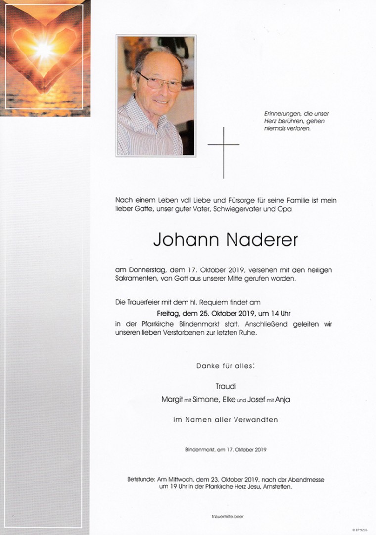 Parte Johann Naderer
