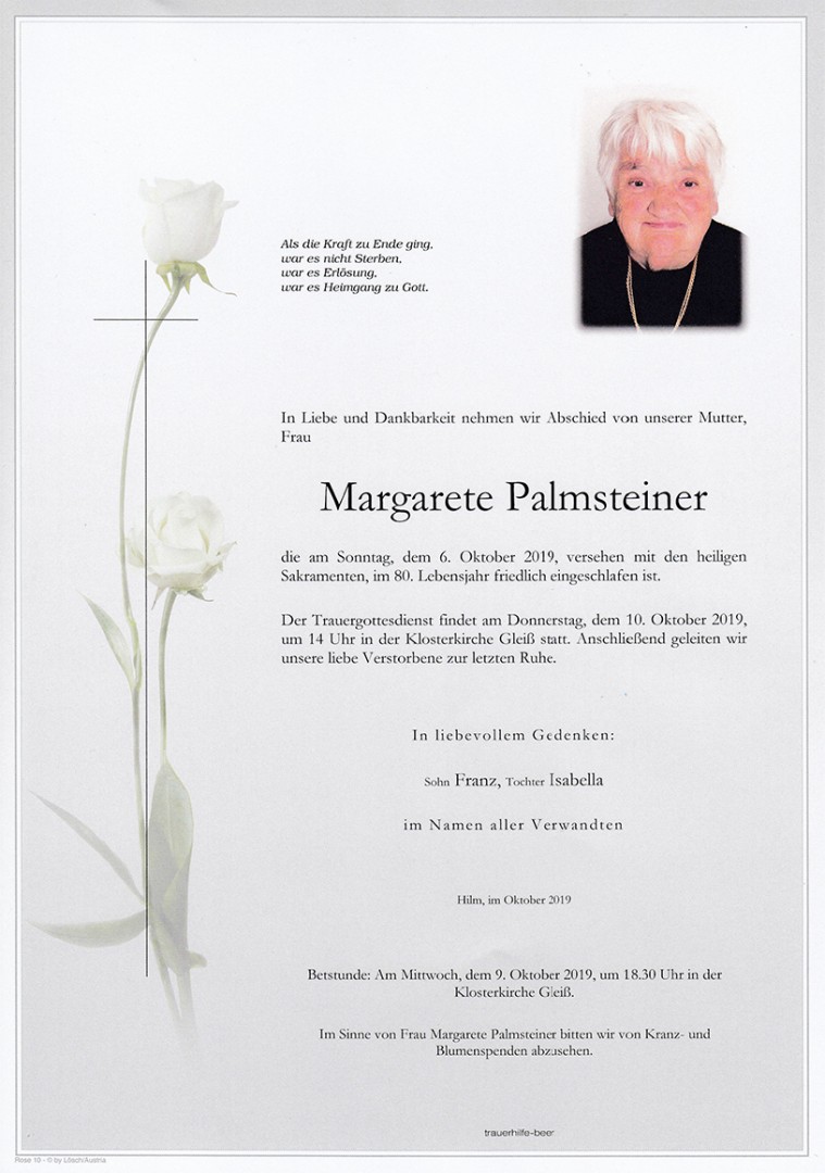 Parte Margarete Palmsteiner