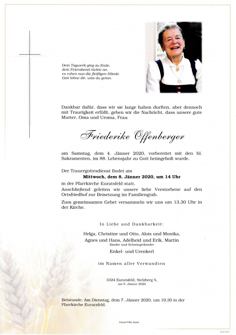 Parte Friederike Offenberger