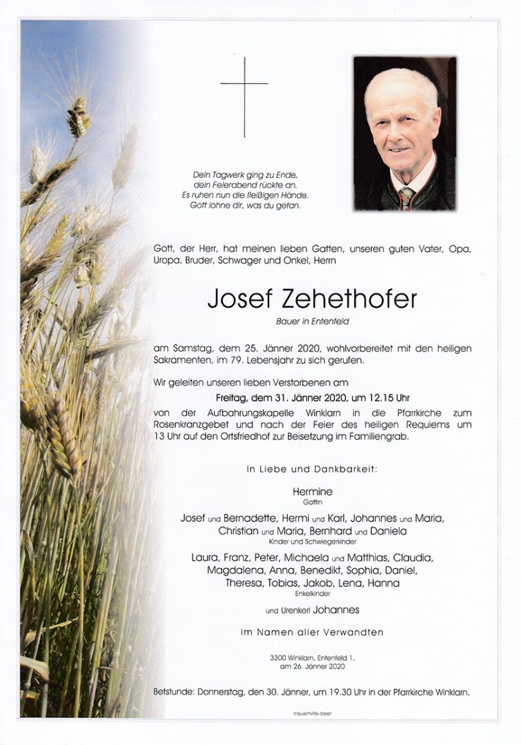 Parte Josef Zehethofer