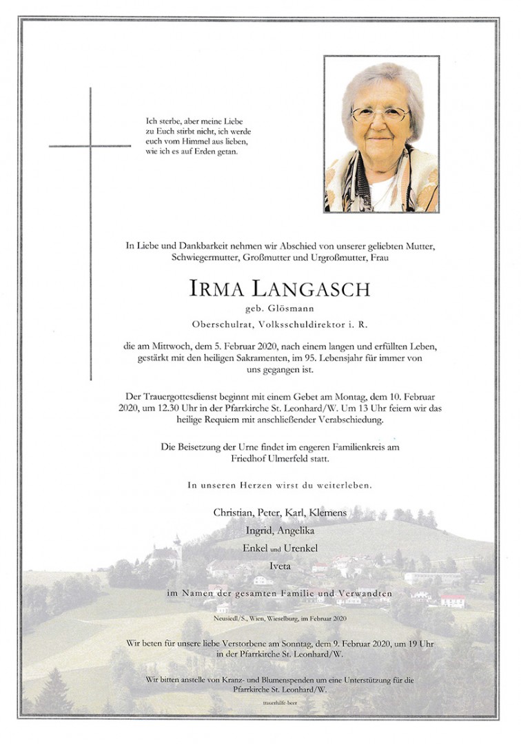 Parte Irma Langasch