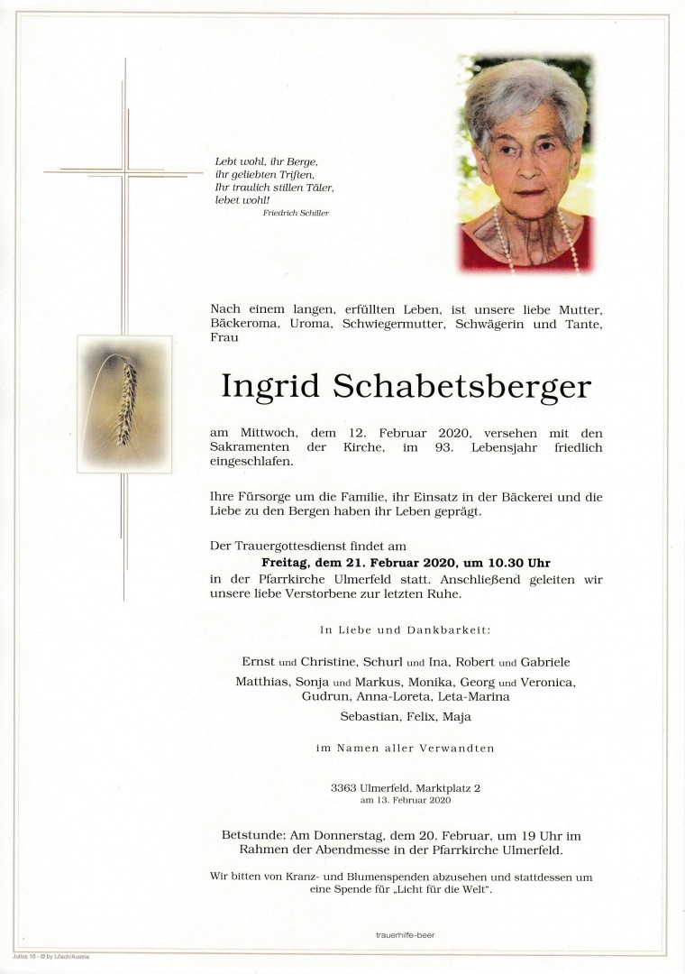 Parte Ingrid Schabetsberger