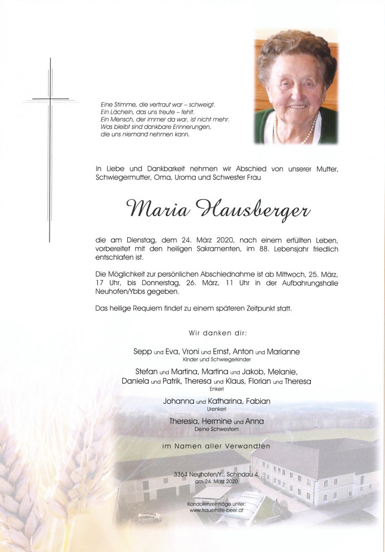 Parte Maria Hausberger