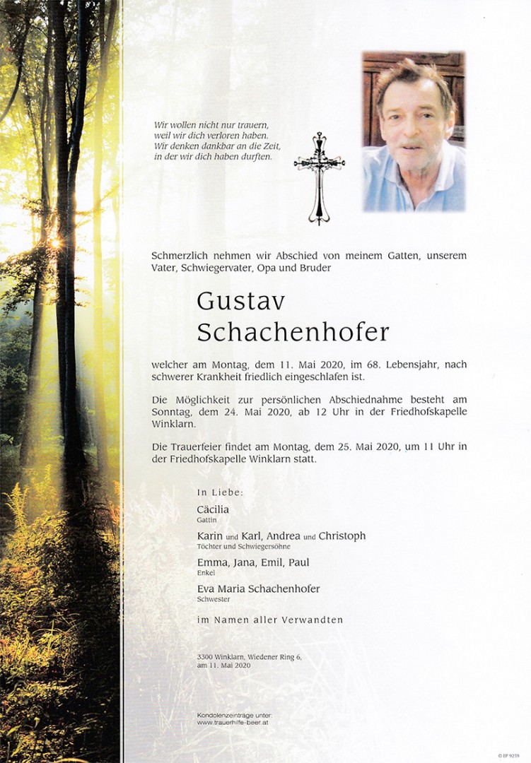 Parte Gustav Schachenhofer