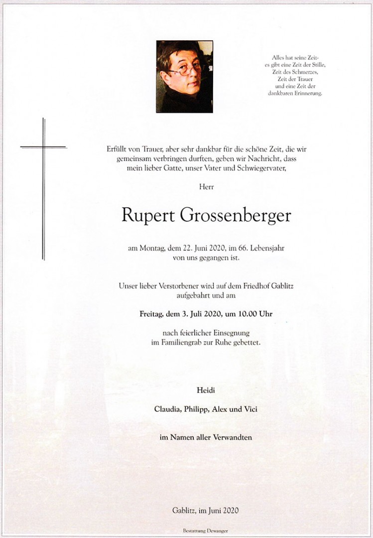 Parte Rupert Grossenberger