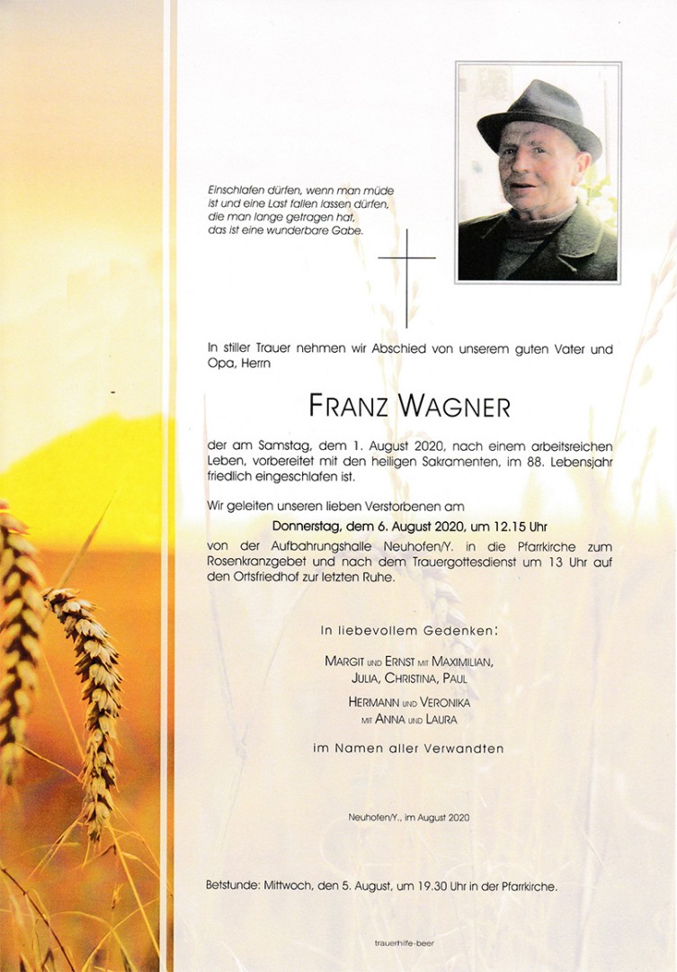 Parte Franz Wagner