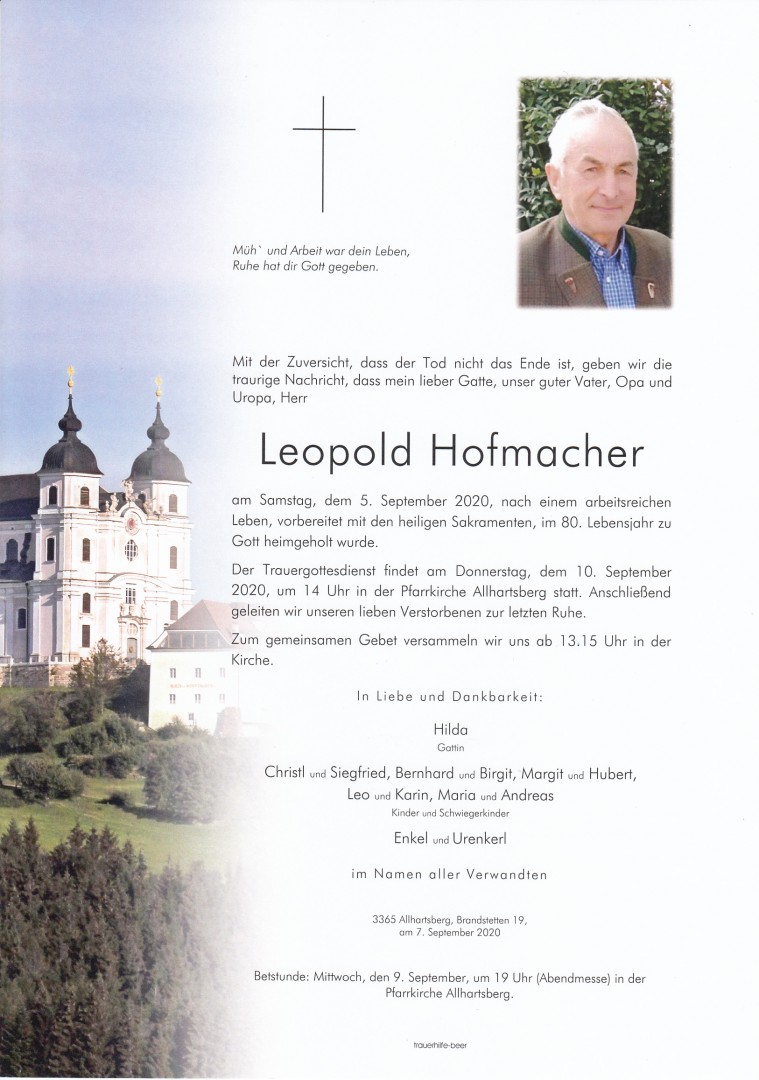 Parte Leopold Hofmacher