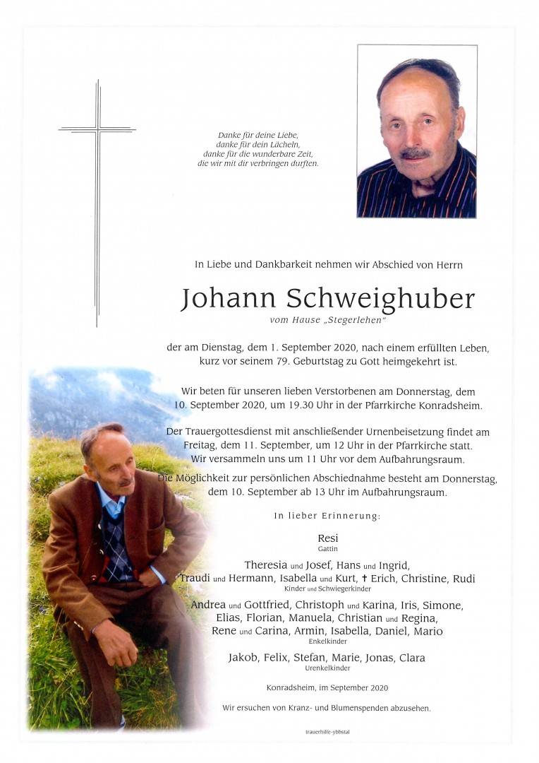 Parte Johann Schweighuber