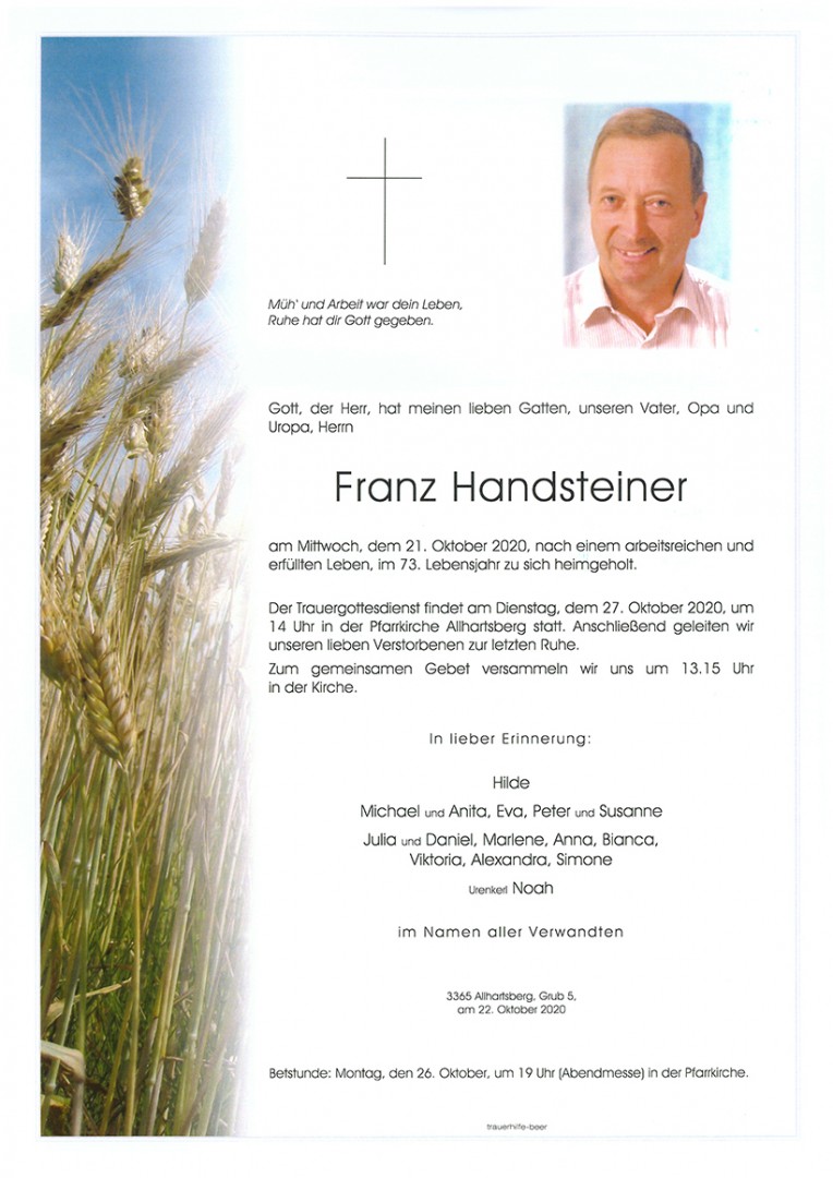 Parte Franz Handsteiner