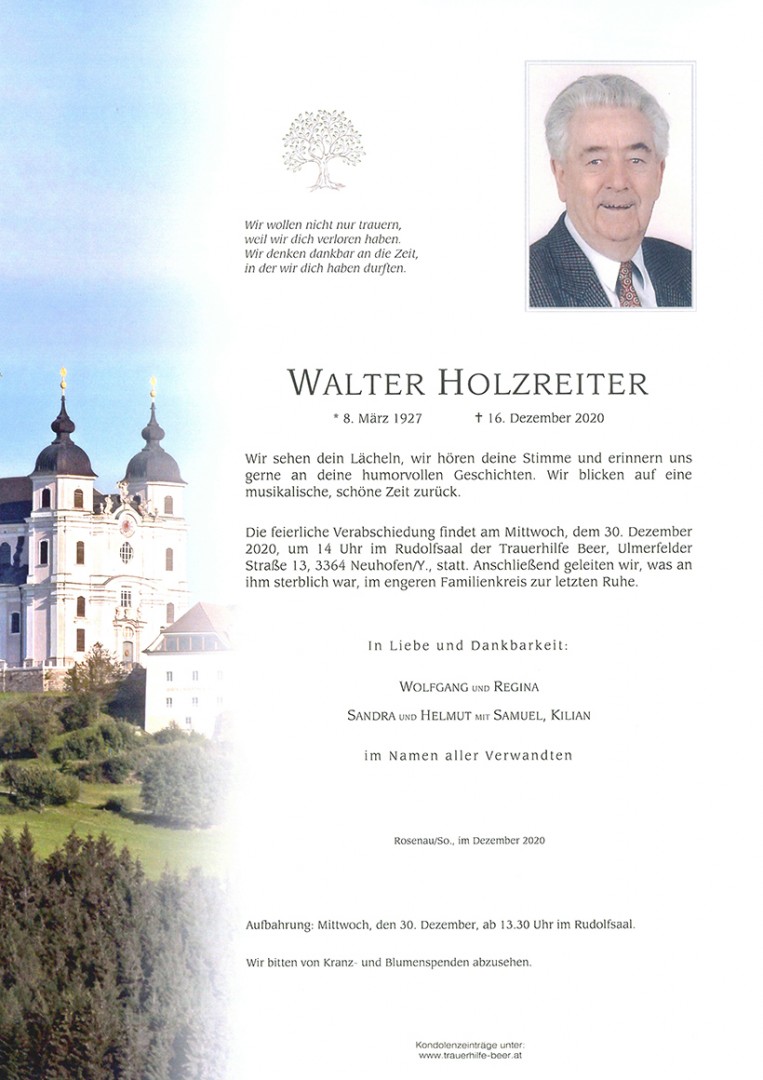 Parte Walter Holzreiter