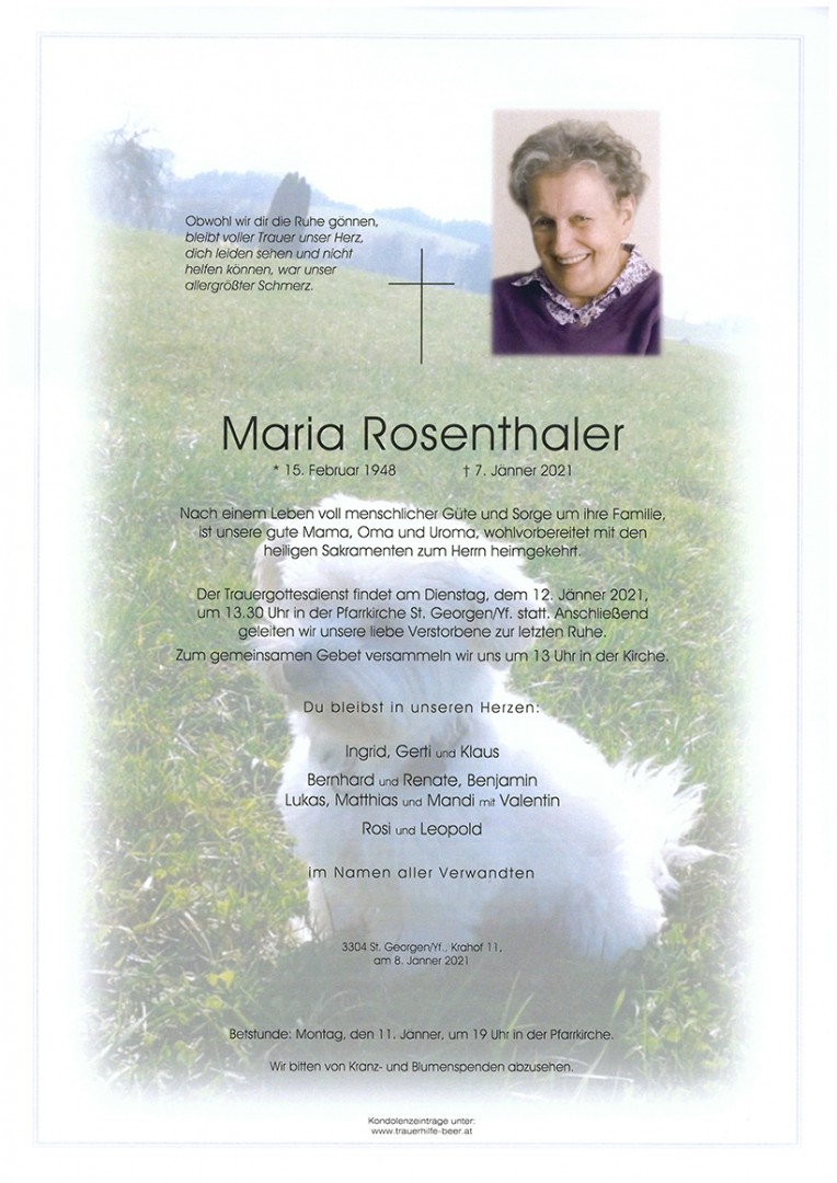 Parte Maria Rosenthaler