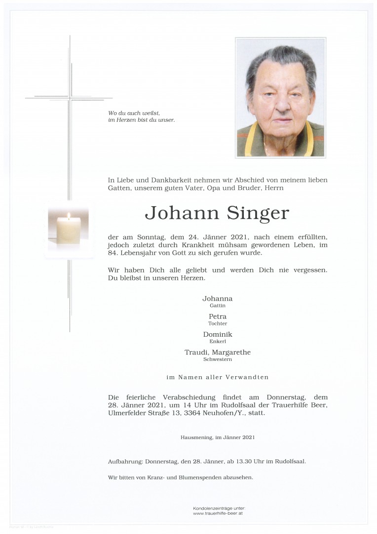 Parte Johann Singer