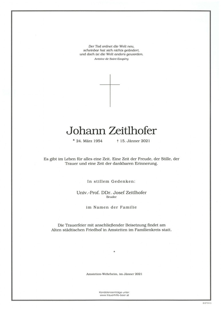 Parte Johann Zeitlhofer