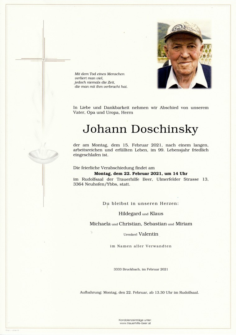 Parte Johann Doschinsky