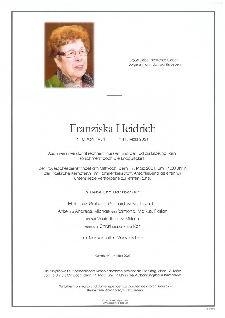 Parte Franziska Heidrich