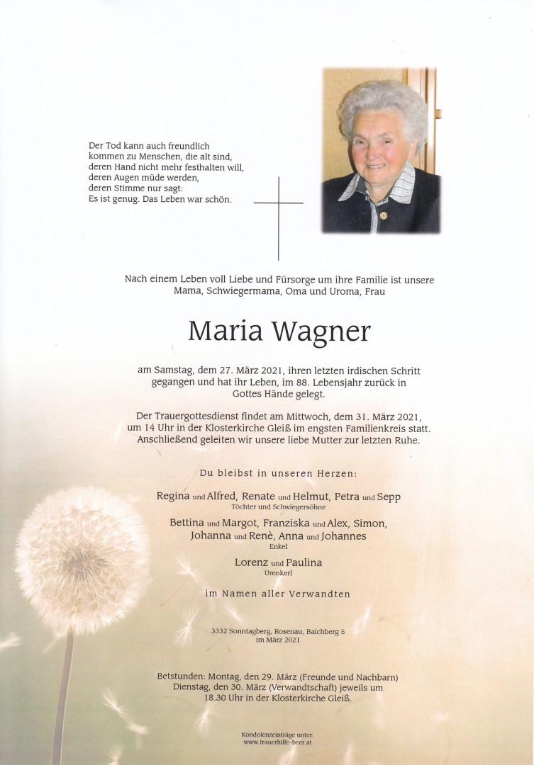 Parte Maria Wagner