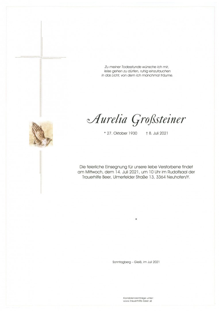 Parte Aurelia Großsteiner