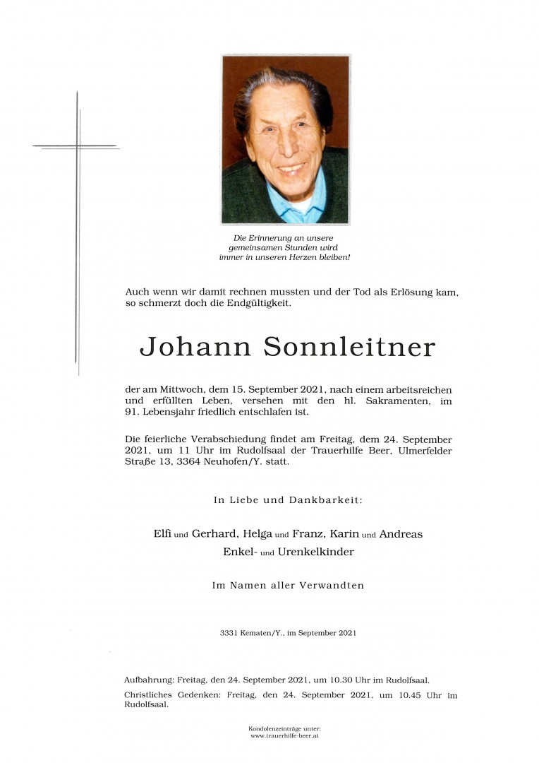 Parte Johann Sonnleitner