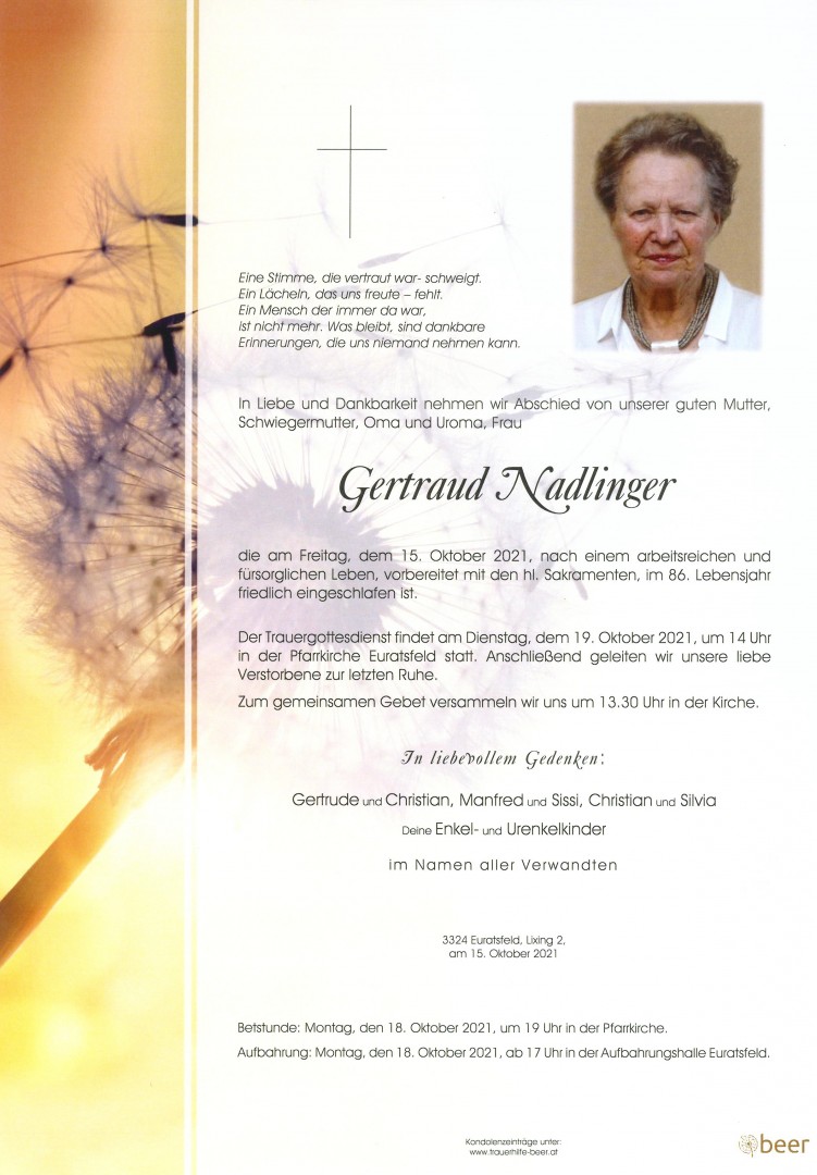 Parte Gertraud Nadlinger