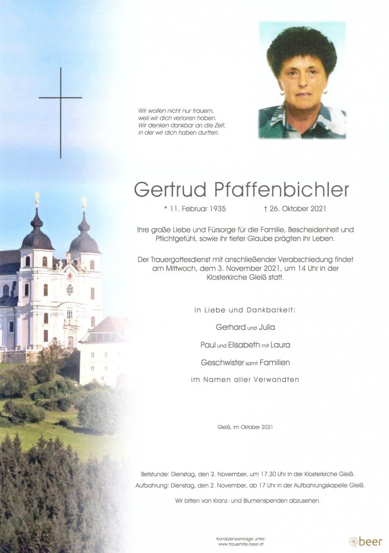 Parte Gertrud Pfaffenbichler