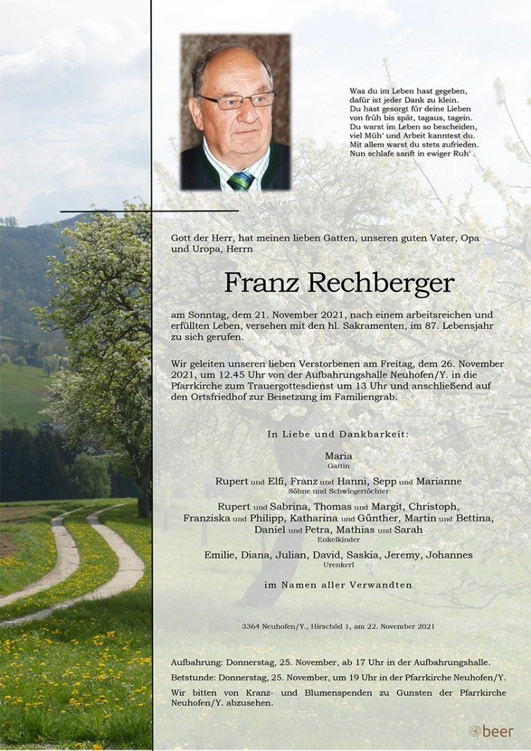 Parte Franz Rechberger