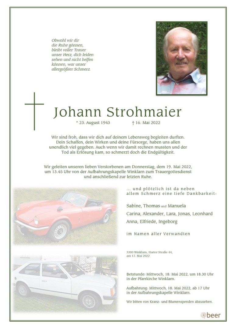 Parte Johann Strohmaier