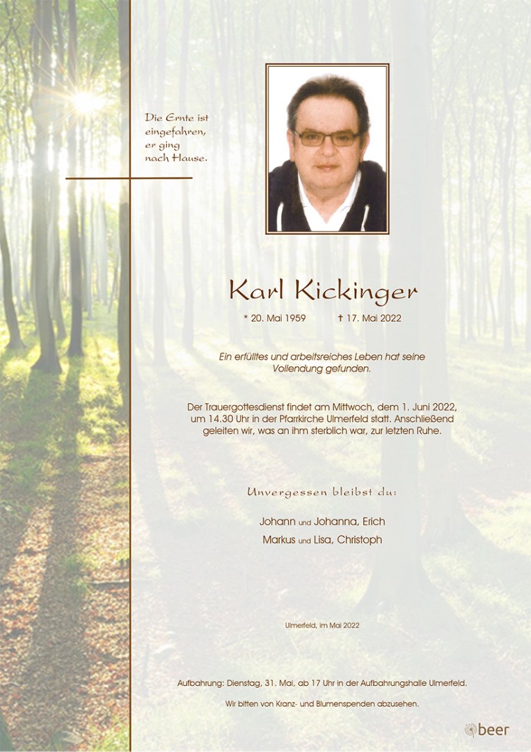 Parte Karl Kickinger