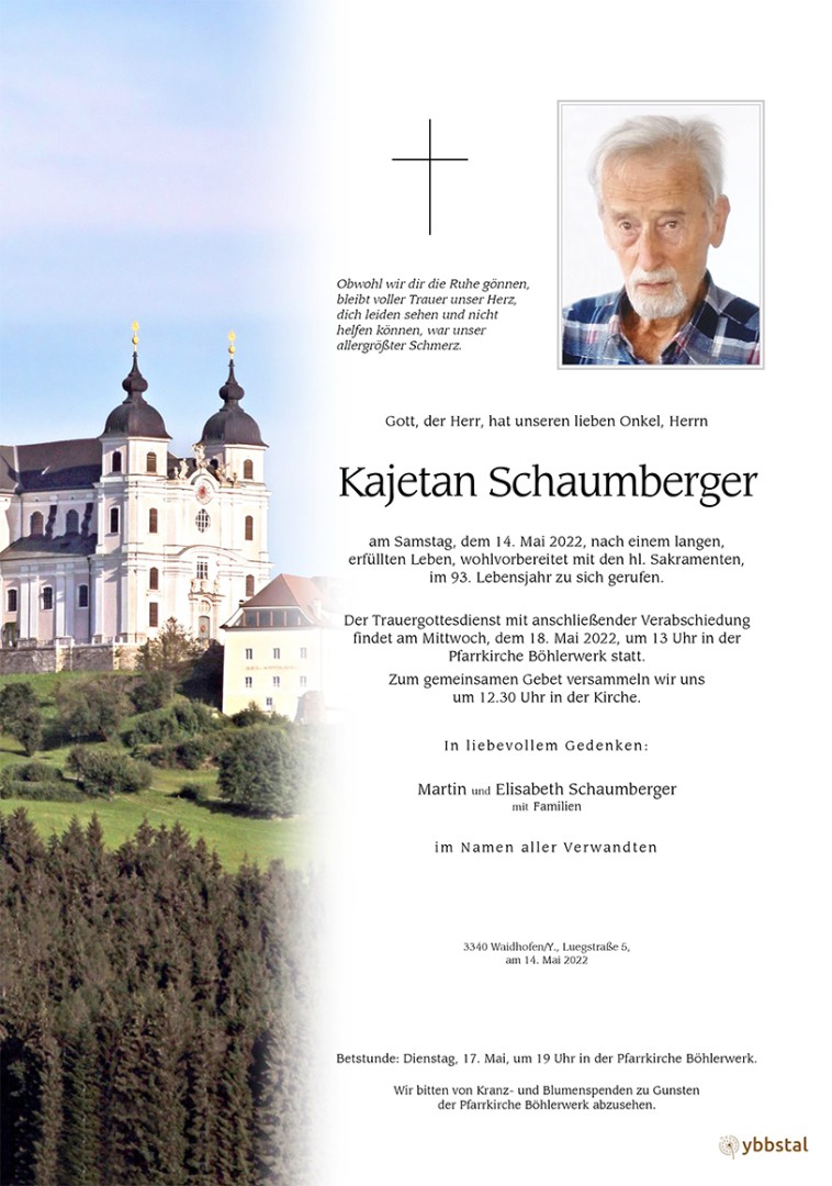 Parte Kajetan Schaumberger