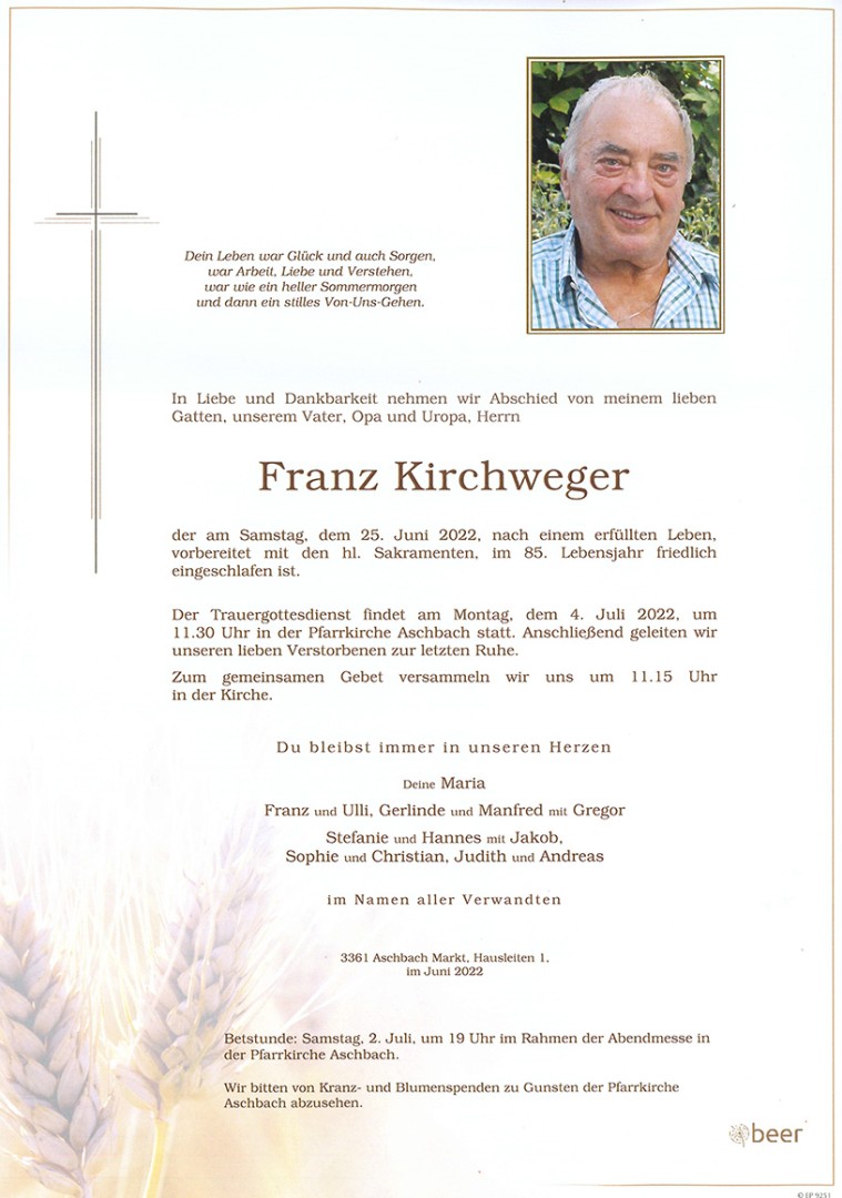 Parte Franz Kirchweger