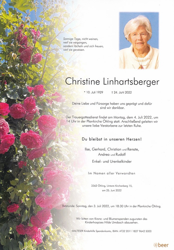 Parte Christine Linhartsberger